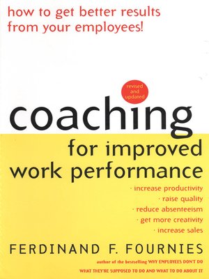 cover image of Coaching for Improved Work Performance, Revised Edition